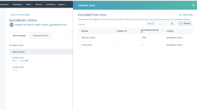 Insight into syncs and errors
