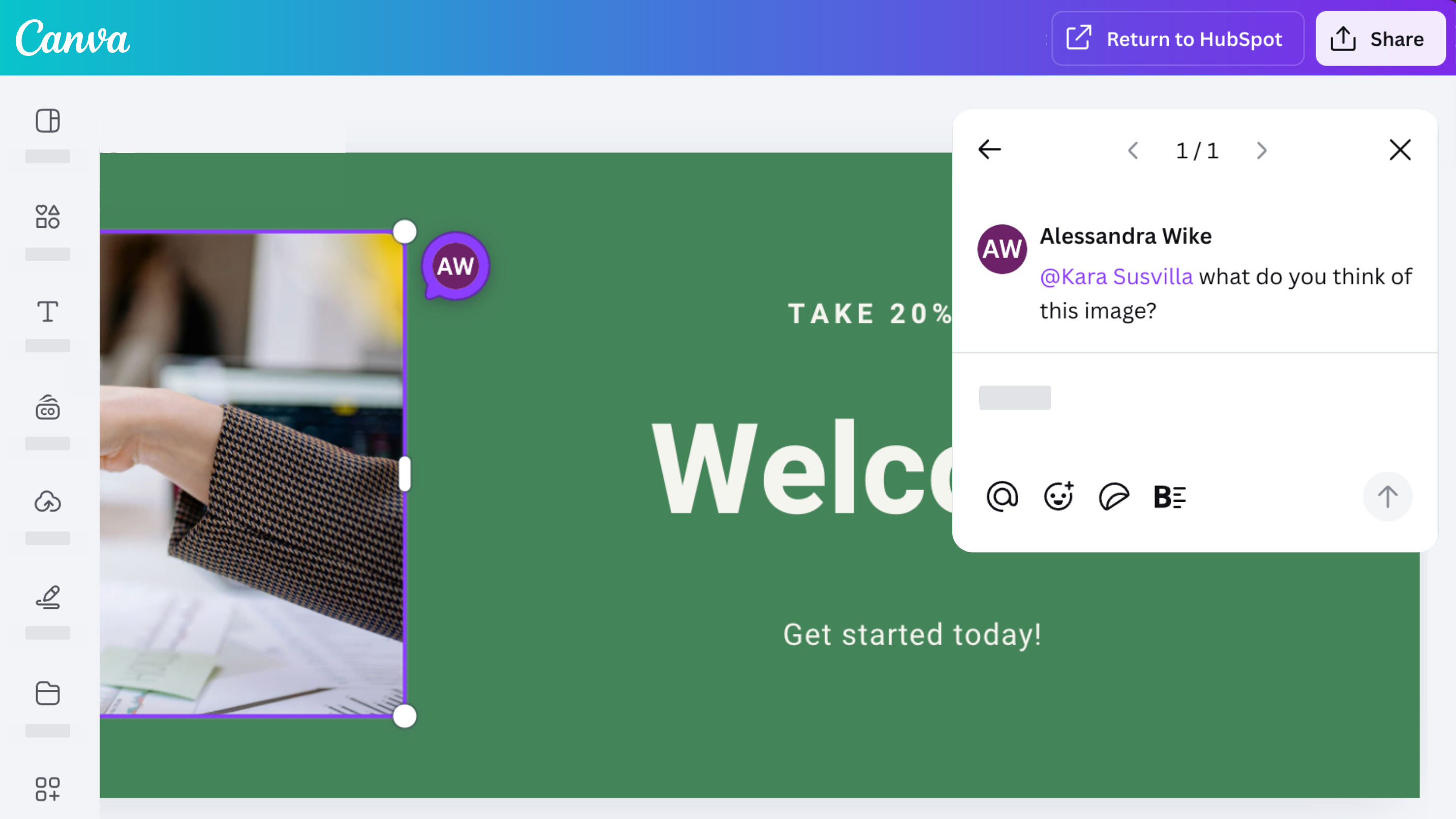 Collaborate, comment, and share with your team