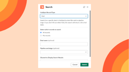 Use shortcuts to create and search for HubSpot records