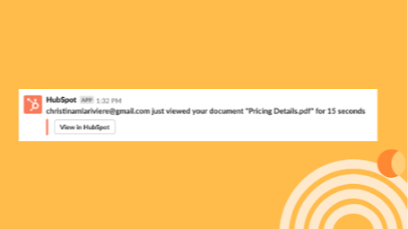 Get HubSpot notifications in Slack
