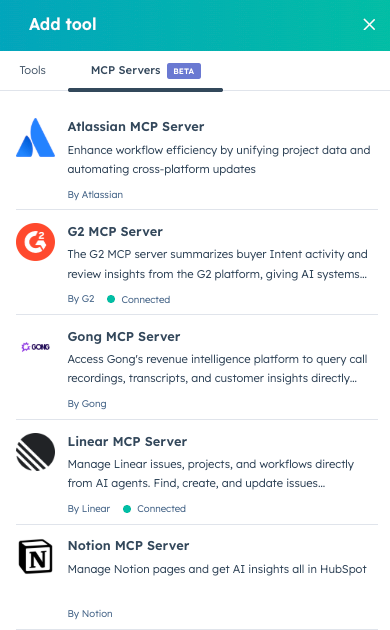 Linear MCP within Agent Tools