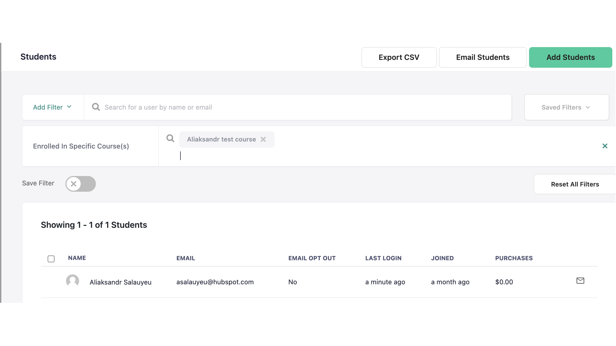 Automatically add contacts to a Teachable course