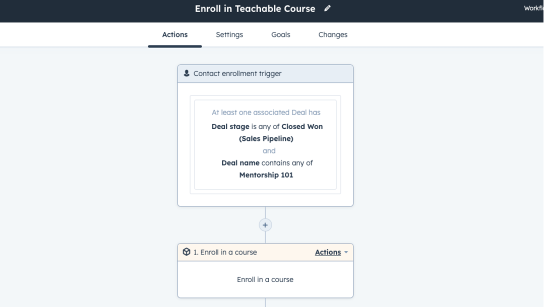 Enroll your HubSpot Contacts in Teachable Courses