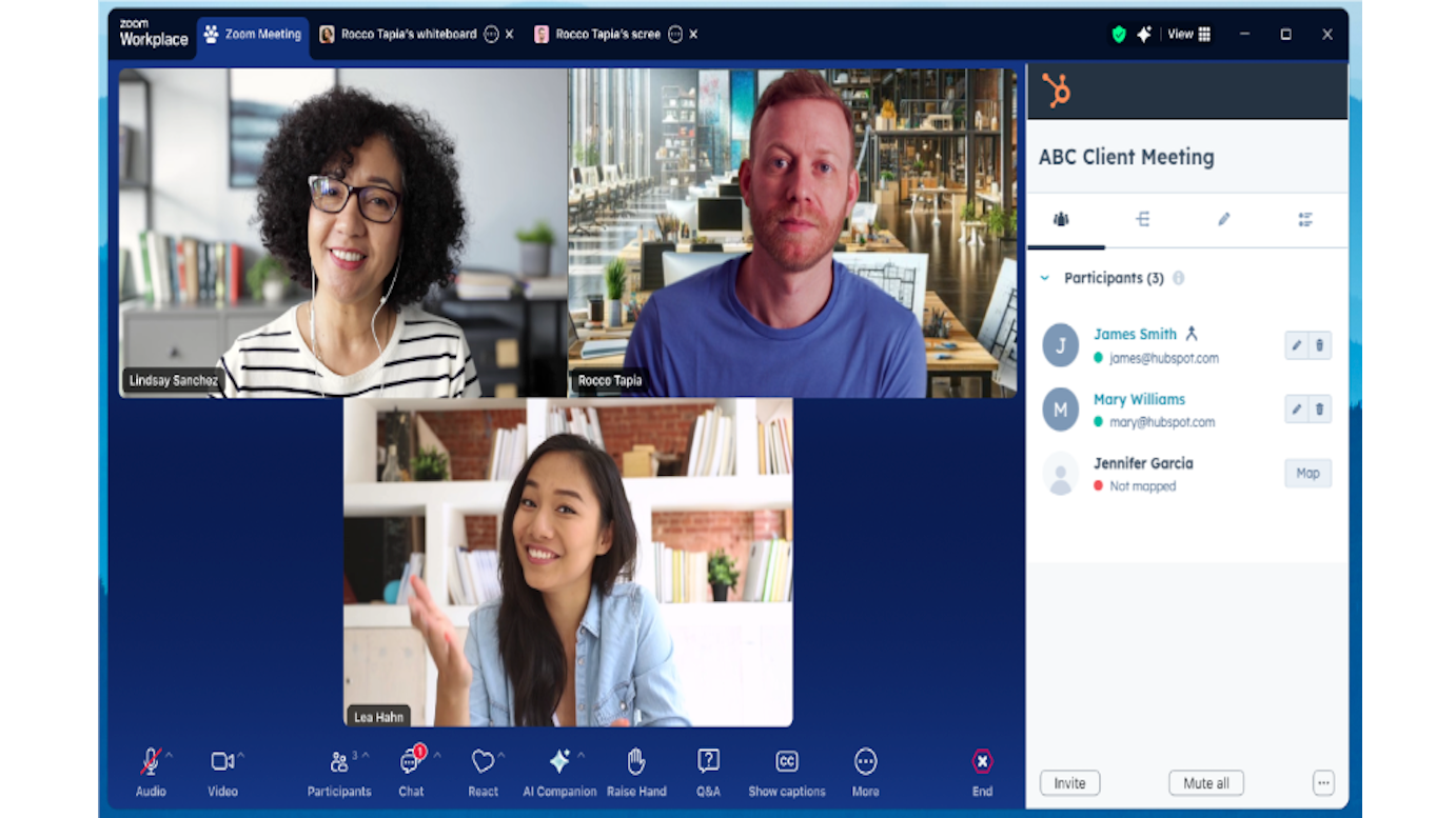 Use HubSpot within your Zoom meetings