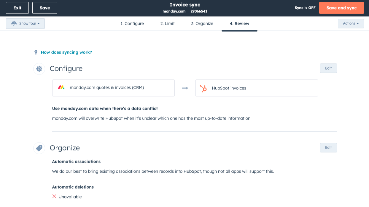 Sync runs in the background to keep your databases up-to-date
