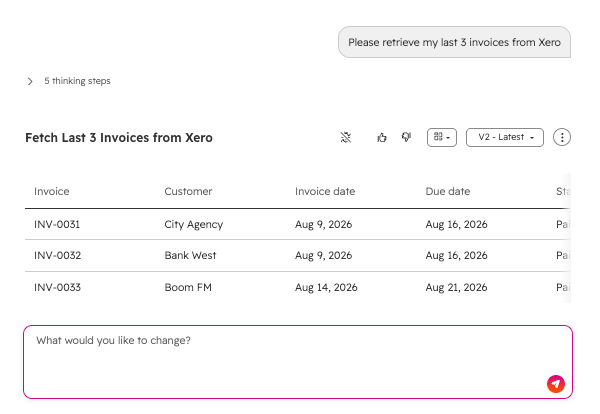 Retrieve Invoices via Breeze