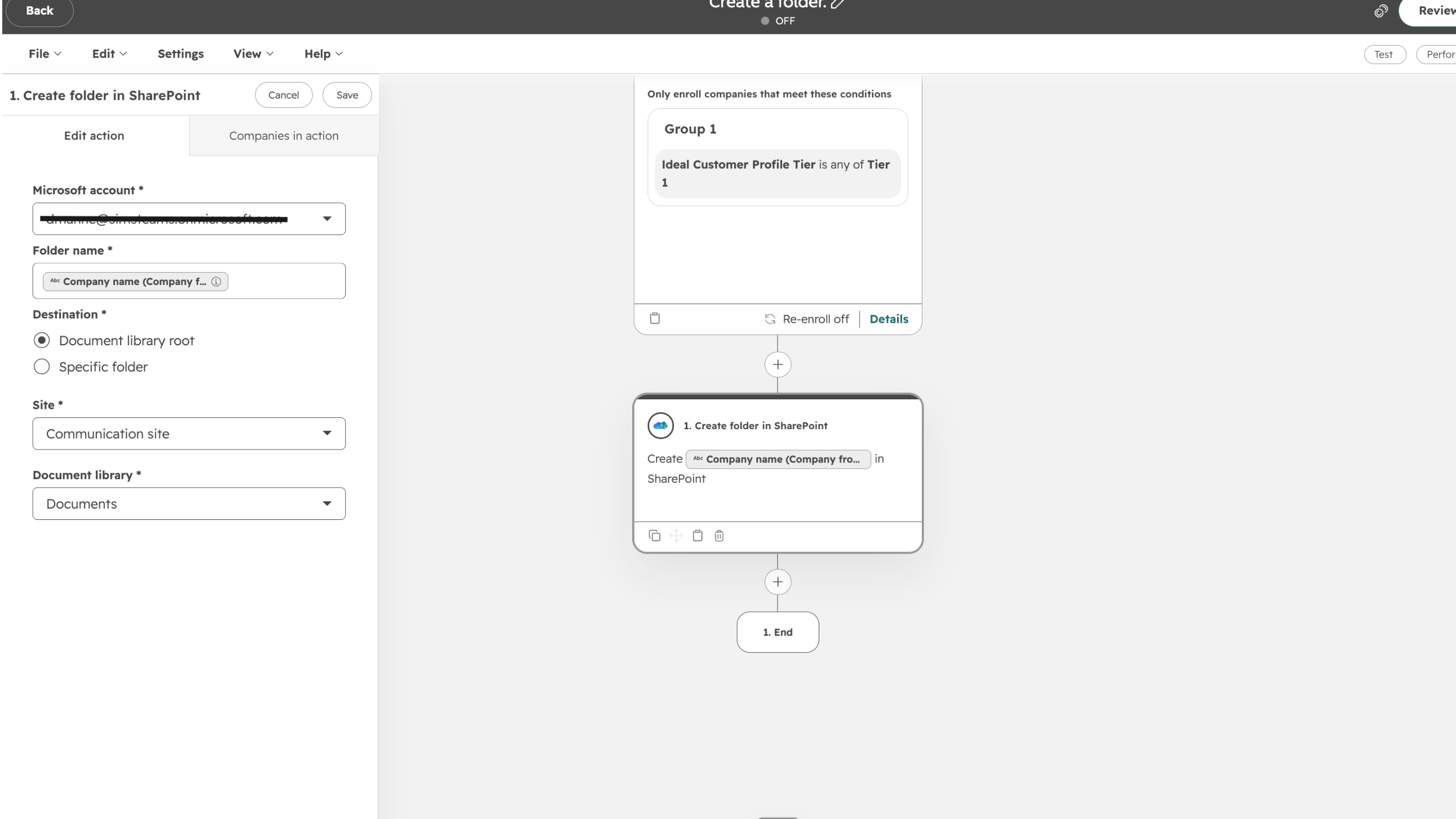 Workflow Action