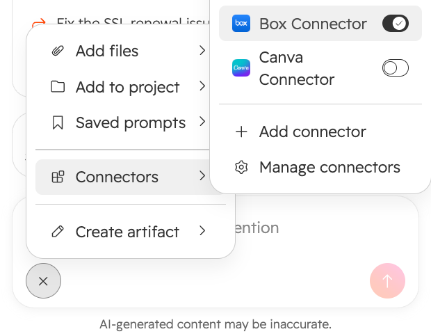 Box Connector in Breeze Assistant