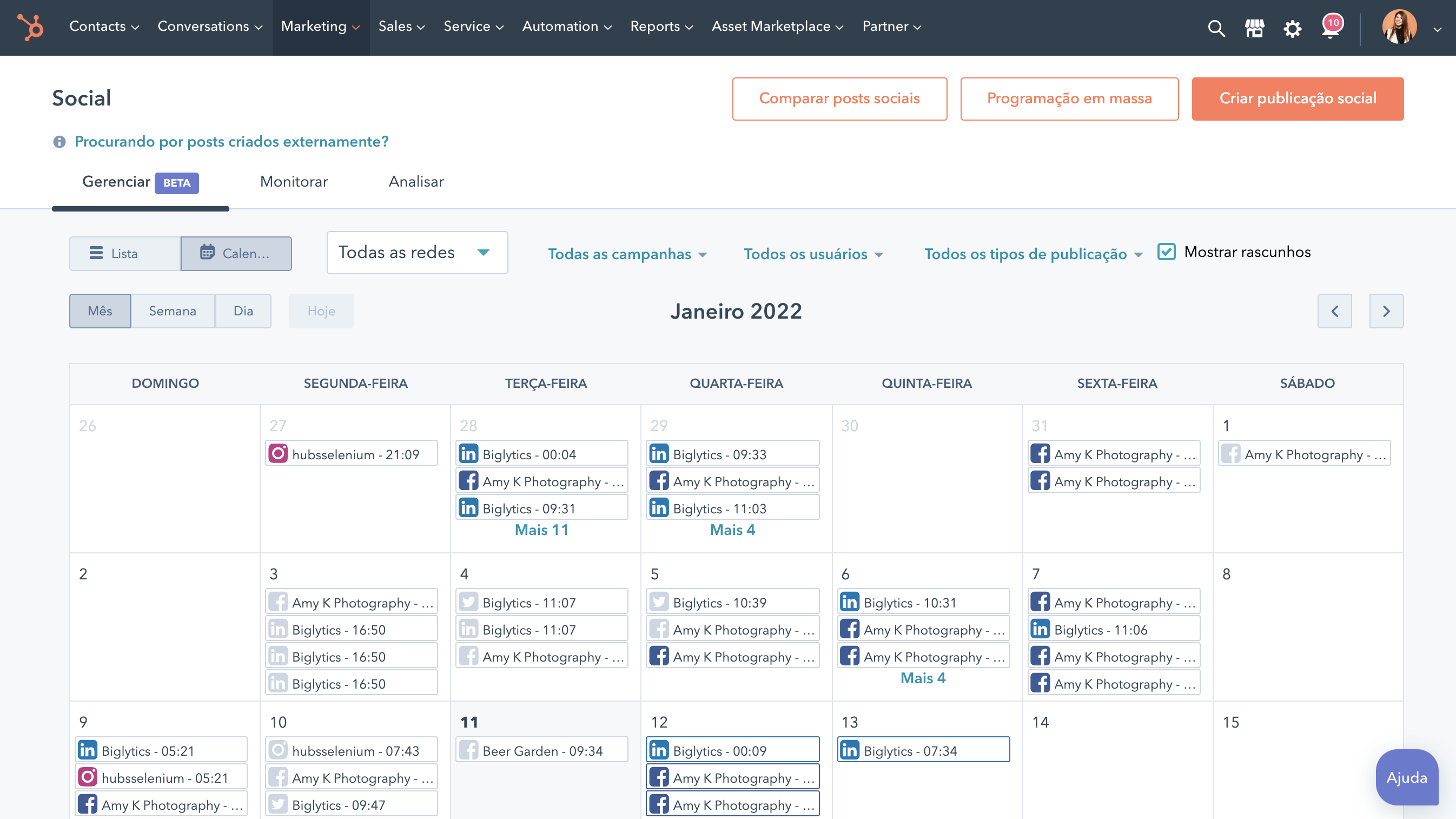 Entenda como o Facebook se ajusta ao seu calendário social.