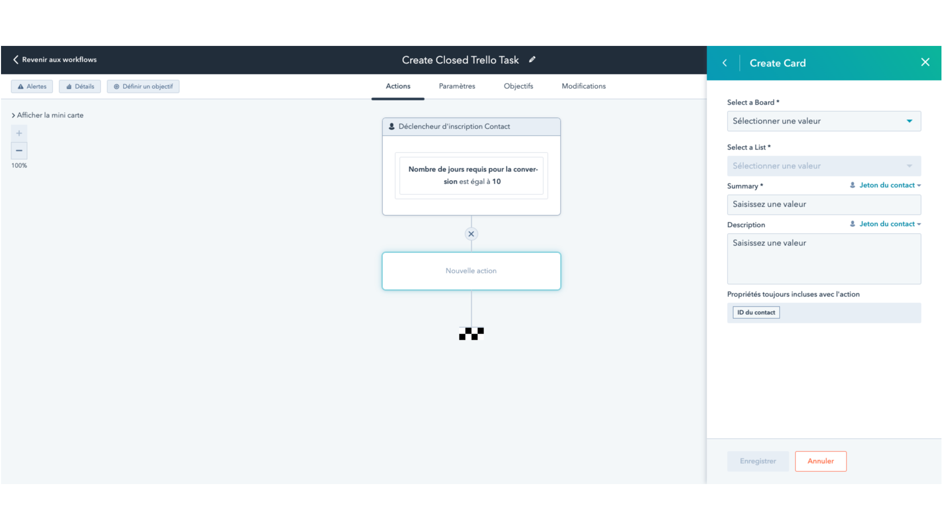 Renseignez votre carte Trello avec des données HubSpot