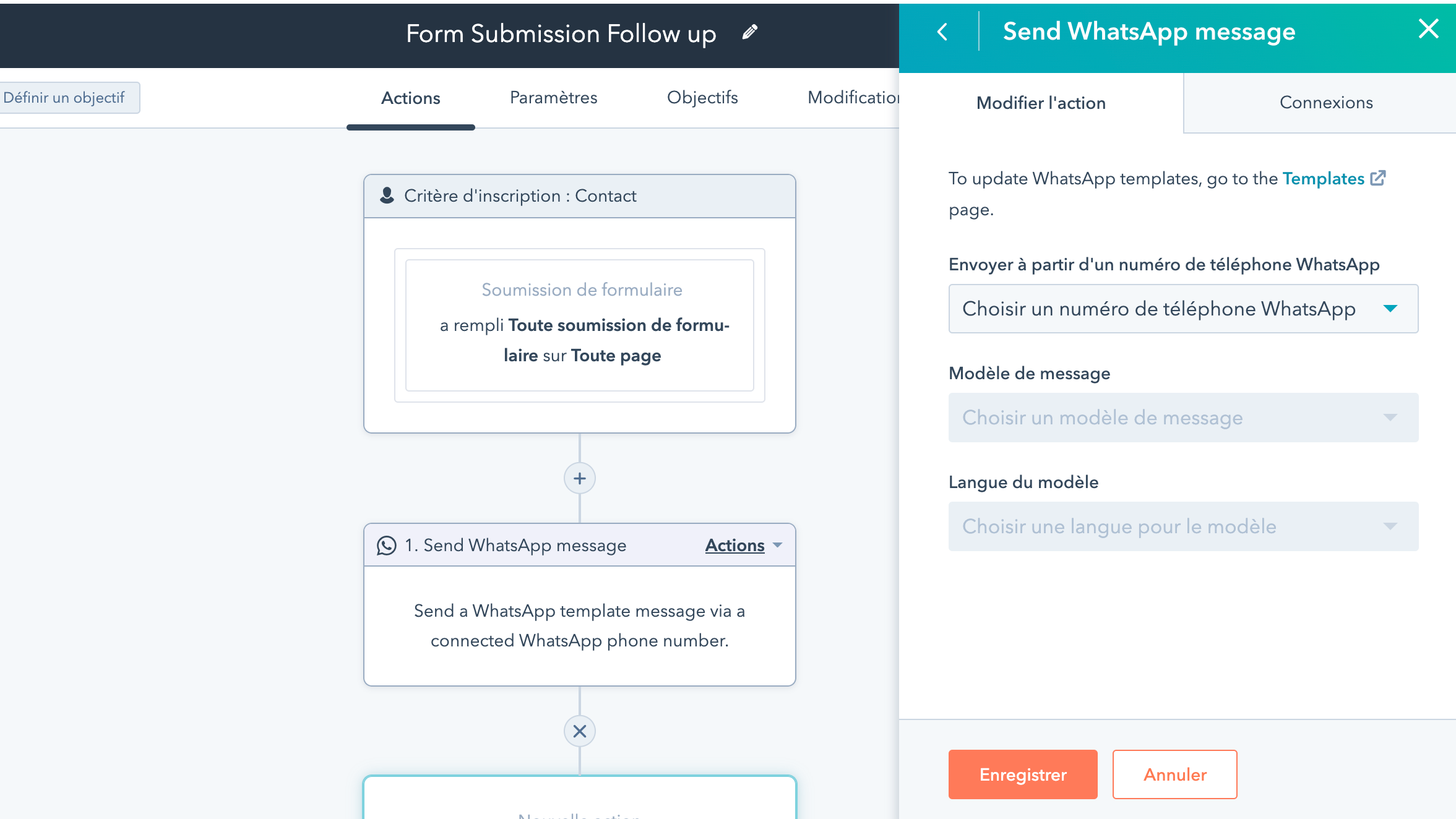 Automatisez et personnalisez vos messages à l'aide des workflows