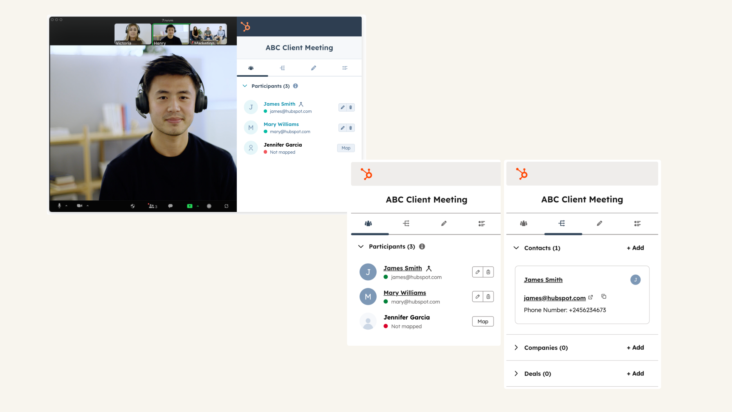 screenshot of live zoom meeting