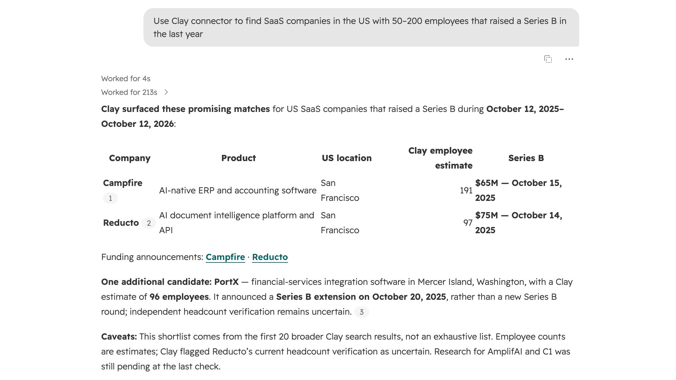 Company search