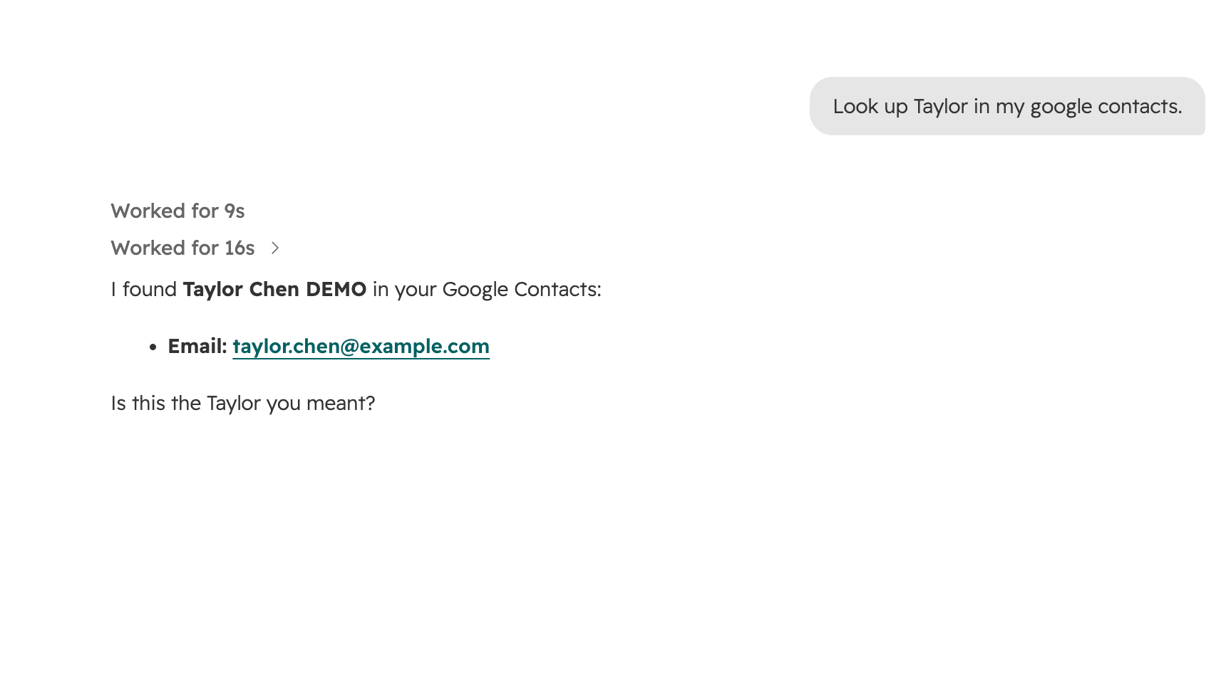 Personal contacts search